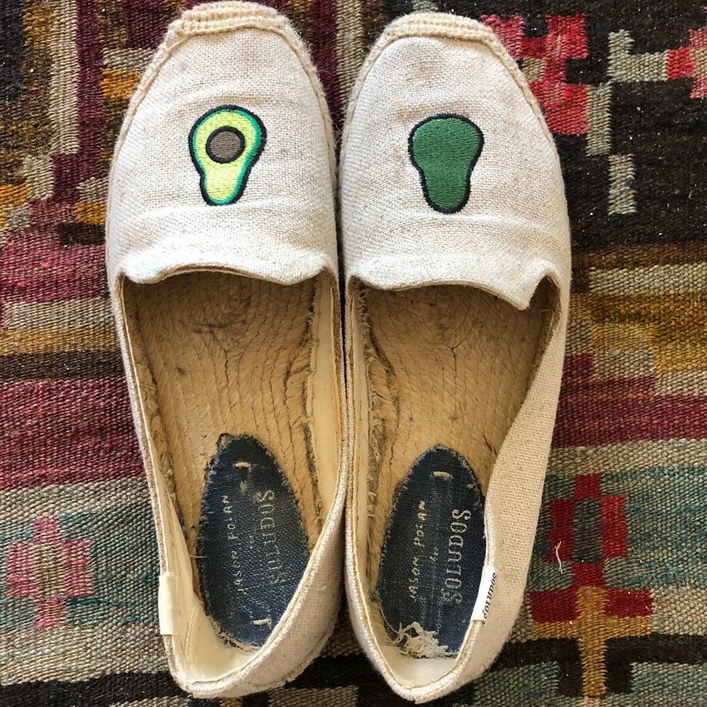Jason Pollan for Soludos Avocado espadrille flats